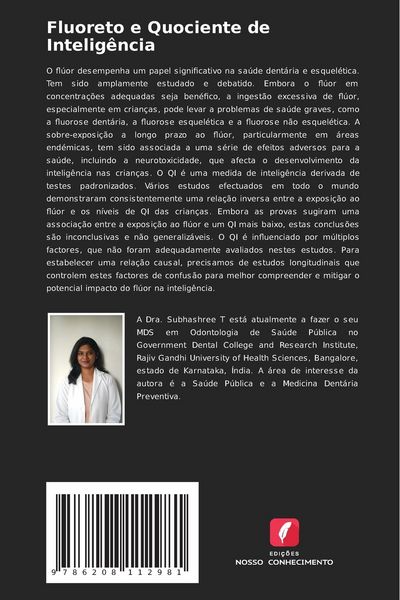 Produktbild: Fluoreto e Quociente de Intelig&ecirc;ncia