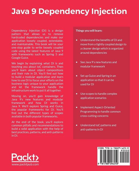Produktbild: Java 9 Dependency Injection