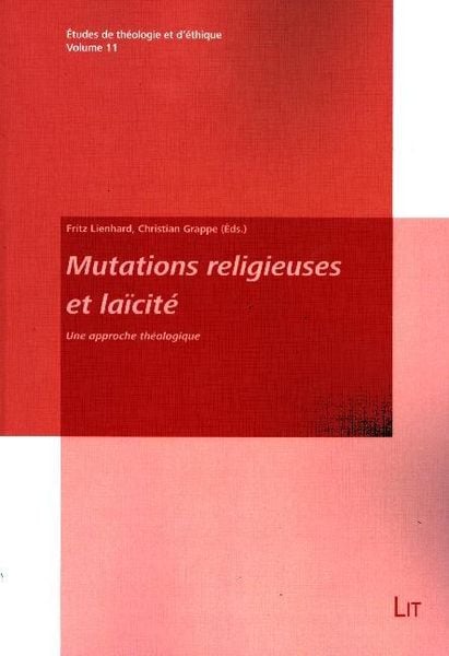Produktbild: Mutations religieuses et la&iuml;cit&eacute;