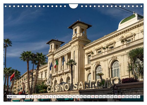 Produktbild: Die Italienische Riviera - Ligurien (Wandkalender 2026 DIN A4 quer), CALVENDO Monatskalender