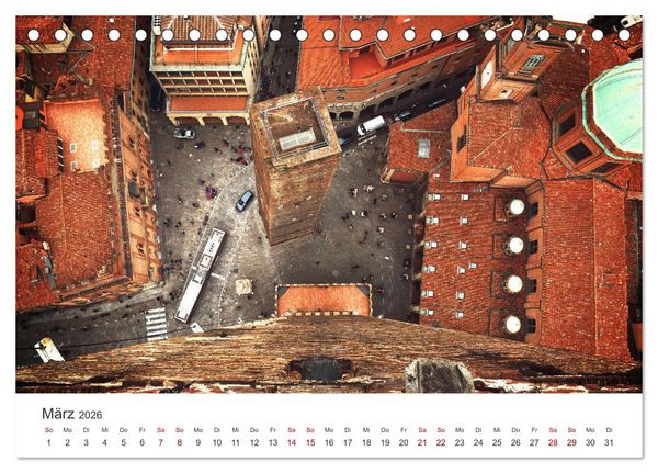Produktbild: Bologna - Impressionen der wundersch&ouml;nen Universit&auml;tsstadt. (Tischkalender 2026 DIN A5 quer), CALVENDO Monatskalender