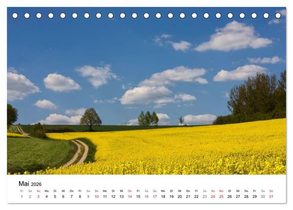 Produktbild: Rapsodie (Tischkalender 2026 DIN A5 quer), CALVENDO Monatskalender