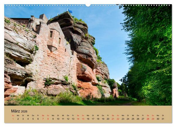 Produktbild: Landschaften im Elsass (Wandkalender 2026 DIN A2 quer), CALVENDO Monatskalender