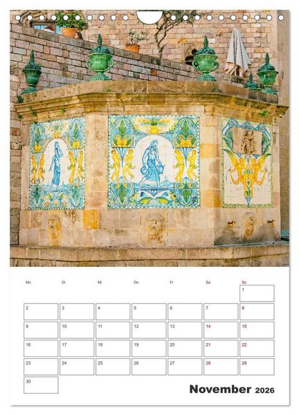 Produktbild: Barcelona - Urlaubsplaner (Wandkalender 2026 DIN A4 hoch), CALVENDO Monatskalender