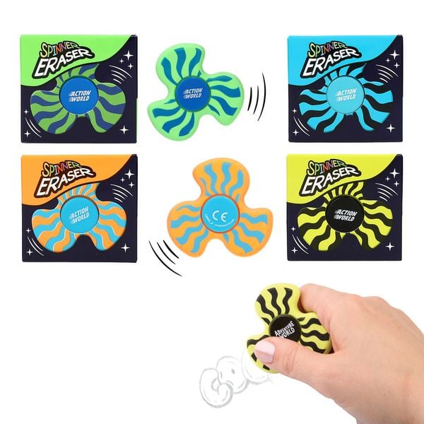 Produktbild: Adventure World Fidget Spinner Radierer
