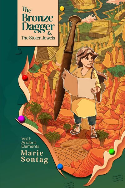 Produktbild: The Bronze Dagger and The Stolen Jewels (The Ancient Elements Series, #1)