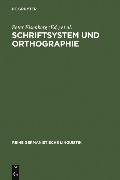 Produktbild: Schriftsystem und Orthographie