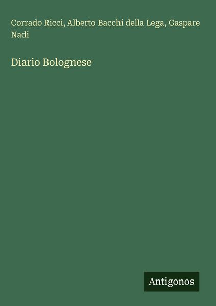 Produktbild: Diario Bolognese