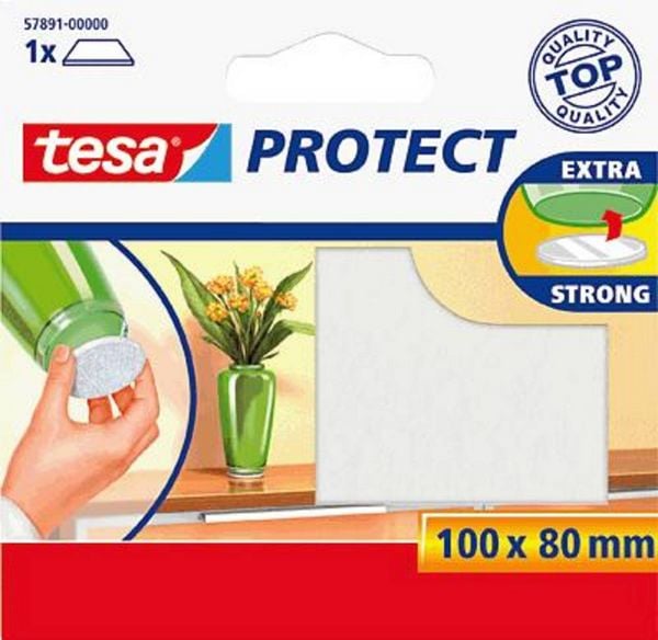 Produktbild: Filzgleiter weiss 100x80mm