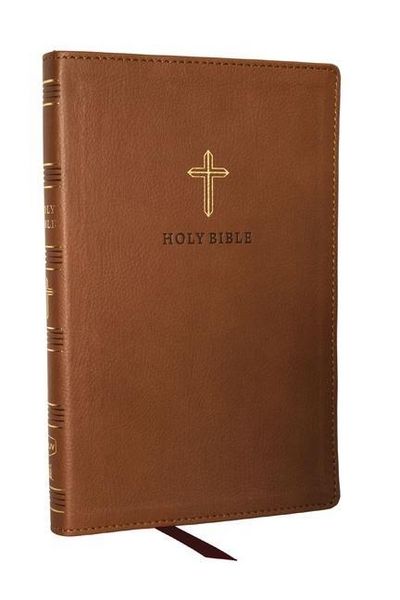 Produktbild: KJV Holy Bible: Ultra Thinline, Brown Leathersoft, Red Letter, Comfort Print: King James Version