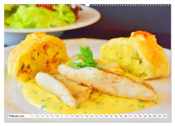 Produktbild: Bistronomie. Impressionen aus der gehobenen K&uuml;che (hochwertiger Premium Wandkalender 2026 DIN A2 quer), Kunstdruck in Hochglanz