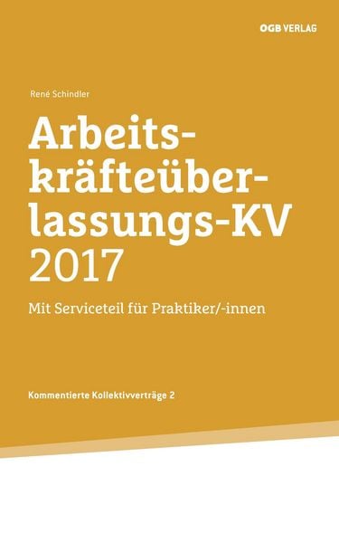 Produktbild: Arbeitskr&auml;fte&uuml;berlassungs-KV 2017