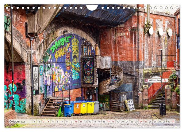 Produktbild: Faszination Manchester (Wandkalender 2026 DIN A4 quer), CALVENDO Monatskalender