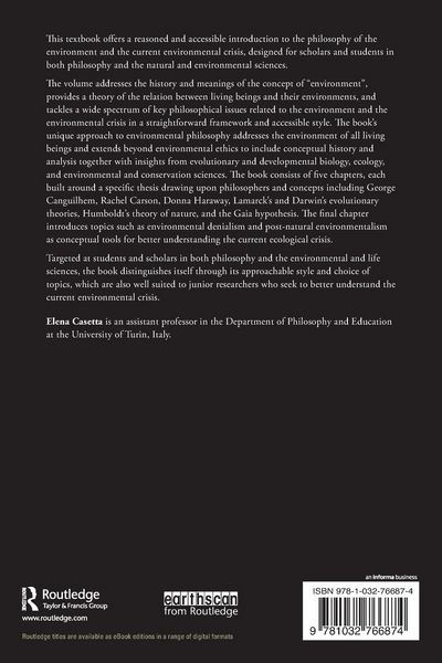 Produktbild: Philosophy of the Environment
