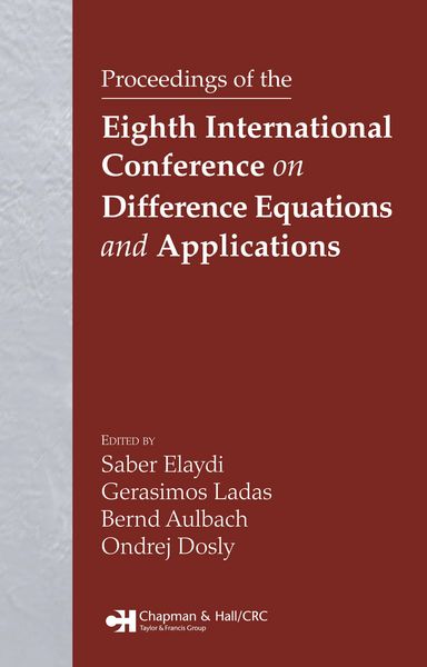 Produktbild: Proceedings of the Eighth International Conference on Difference Equations and Applications