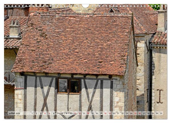 Produktbild: Saint-Cirq-Lapopie Village (Calendrier mural 2026 DIN A3 vertical), CALVENDO calendrier mensuel