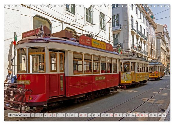 Produktbild: Portugal - Porto, Coimbra, Lissabon (Wandkalender 2026 DIN A3 quer), CALVENDO Monatskalender