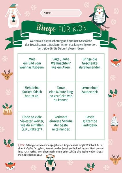 Produktbild: Weihnachts-Bingo