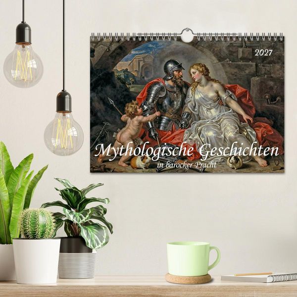 Produktbild: Mythologische Geschichten in barocker Pracht (Wandkalender 2027 DIN A4 quer), CALVENDO Monatskalender