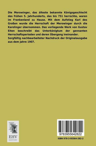 Produktbild: Das Unterk&ouml;nigtum im Reiche der Merowinger und Karolinger