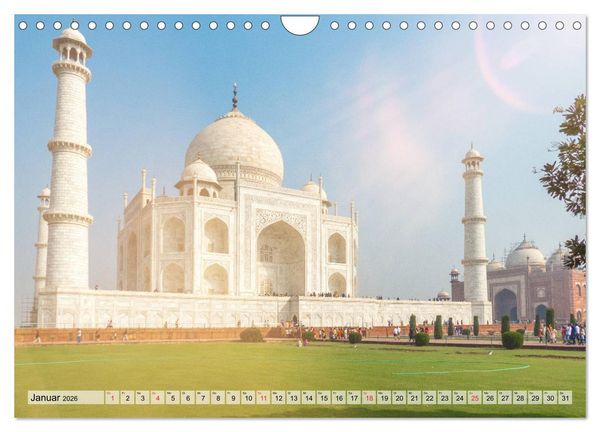 Produktbild: Indien - Eindrucksvoller Subkontinent (Wandkalender 2026 DIN A4 quer), CALVENDO Monatskalender