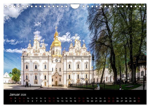 Produktbild: Unterwegs in Kiew (Wandkalender 2026 DIN A4 quer), CALVENDO Monatskalender