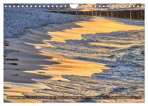 Produktbild: Sonnenunterg&auml;nge an Ostseek&uuml;ste und Bodden (Wandkalender 2026 DIN A4 quer), CALVENDO Monatskalender