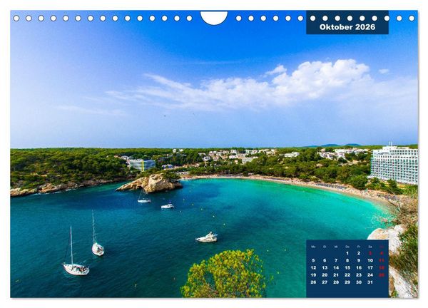 Produktbild: Menorca - die kleine Schwester von Mallorca (Wandkalender 2026 DIN A4 quer), CALVENDO Monatskalender