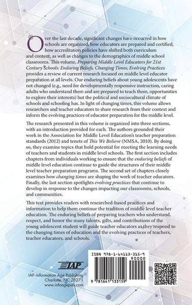 Produktbild: Preparing Middle Level Educators for 21st Century Schools