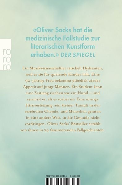 Produktbild: Der Mann, der seine Frau mit einem Hut verwechselte