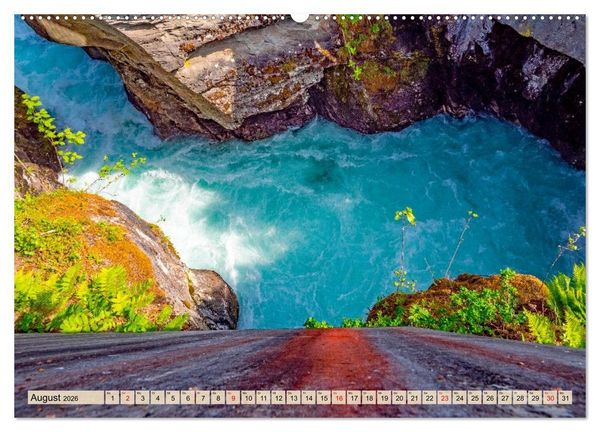 Produktbild: K&ouml;nigsroute Norwegens (hochwertiger Premium Wandkalender 2026 DIN A2 quer), Kunstdruck in Hochglanz