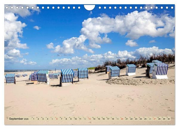 Produktbild: Norderney Spaziergang (Wandkalender 2026 DIN A4 quer), CALVENDO Monatskalender