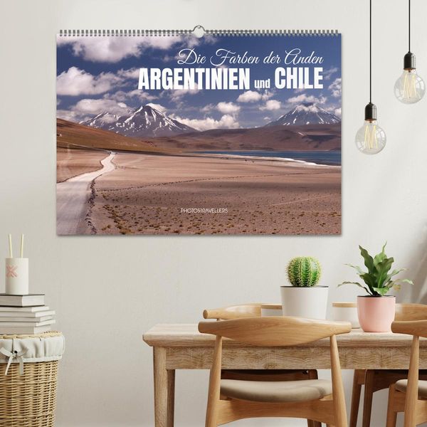 Produktbild: Die Farben der Anden - Argentinien und Chile (Wandkalender 2026 DIN A2 quer), CALVENDO Monatskalender