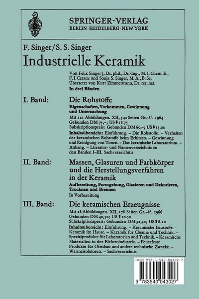 Produktbild: Die Rohstoffe der Keramik