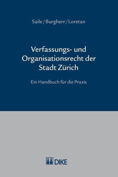Produktbild: Verfassungs- und Organisationsrecht der Stadt Z&uuml;rich