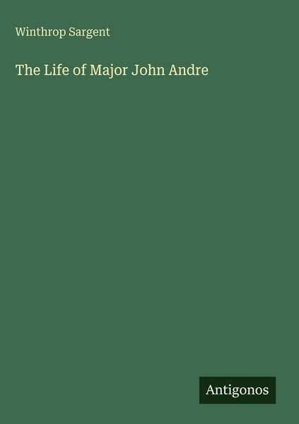Produktbild: The Life of Major John Andre