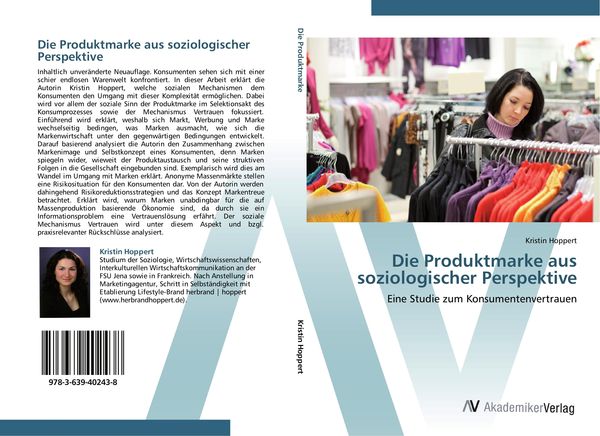 Produktbild: Die Produktmarke aus soziologischer Perspektive