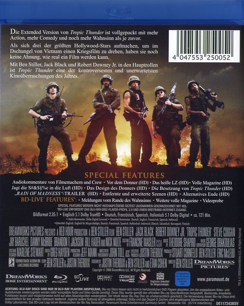 Produktbild: Tropic Thunder [DC]