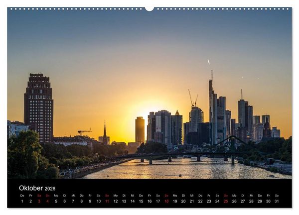 Produktbild: Frankfurt am Main (hochwertiger Premium Wandkalender 2026 DIN A2 quer), Kunstdruck in Hochglanz