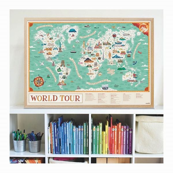 Produktbild: POPPIK - Lernposter & Sticker Weltreise