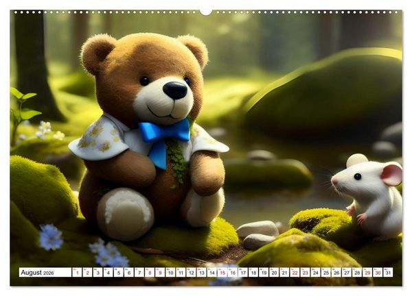 Produktbild: Sommerb&auml;rchen (hochwertiger Premium Wandkalender 2026 DIN A2 quer), Kunstdruck in Hochglanz