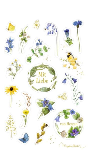 Produktbild: Stickerbogen mit 100 Stickern