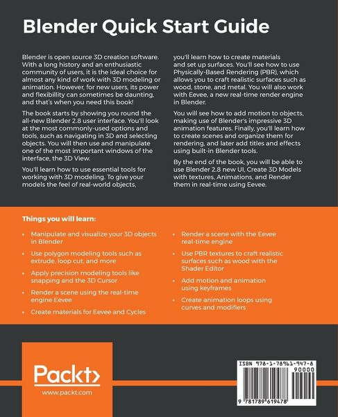 Produktbild: Blender Quick Start Guide