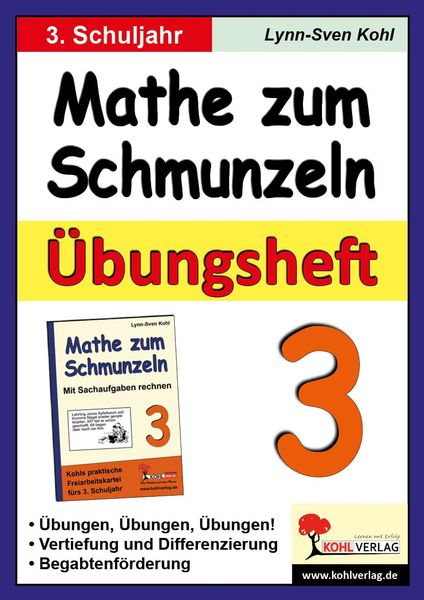 Produktbild: Mathe zum Schmunzeln - &Uuml;bungsheft, 3. Schuljahr