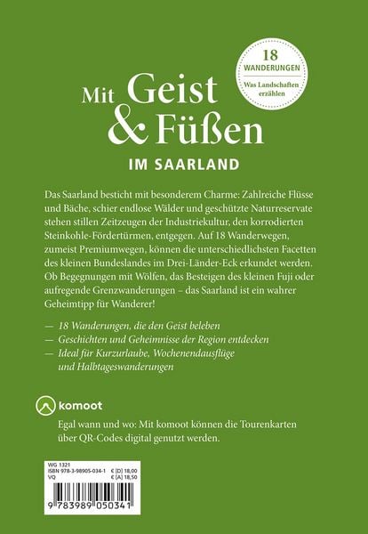 Produktbild: Mit Geist & F&uuml;&szlig;en im Saarland
