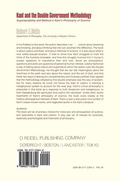 Produktbild: Kant and the Double Government Methodology