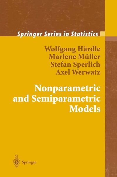Produktbild: Nonparametric and Semiparametric Models