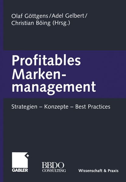 Produktbild: Profitables Markenmanagement