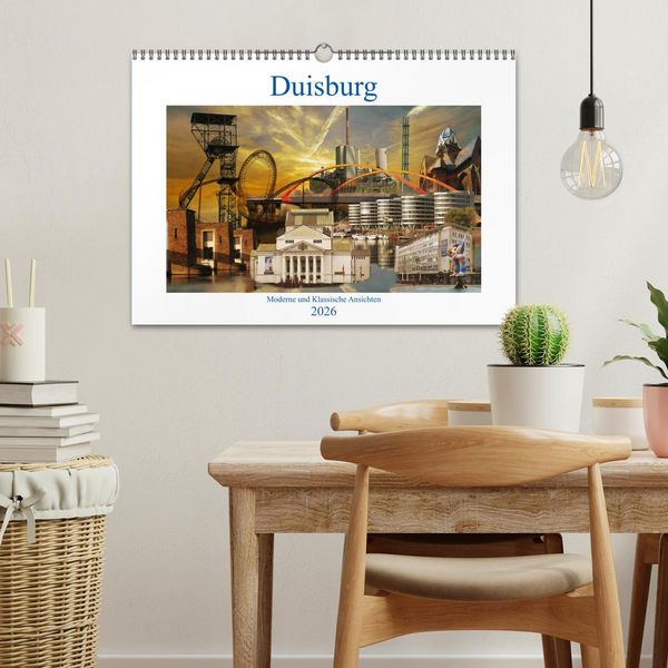 Produktbild: Duisburg. Moderne und Klassische Ansichten. (Wandkalender 2026 DIN A3 quer), CALVENDO Monatskalender