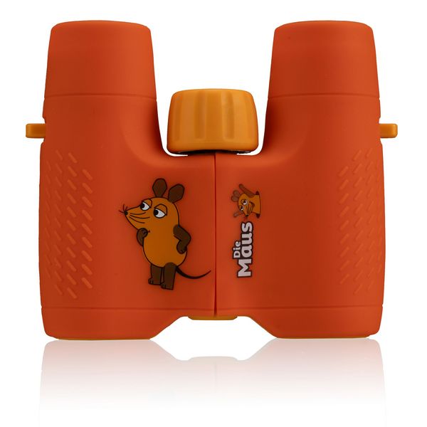Produktbild: Bresser 12691 - DieMaus Kinder-Fernglas (orange) mit 6-facher Vergr&ouml;&szlig;erung, mit Beutel